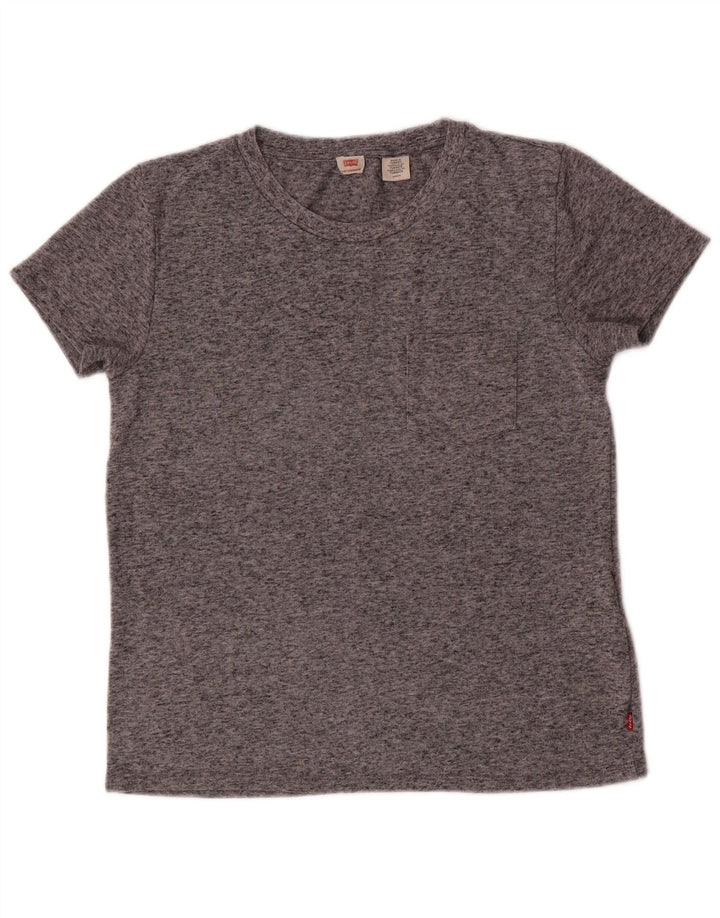 Γυναικείο μπλουζάκι LEVI'S Top UK 10 Small Grey Flecked Polyester