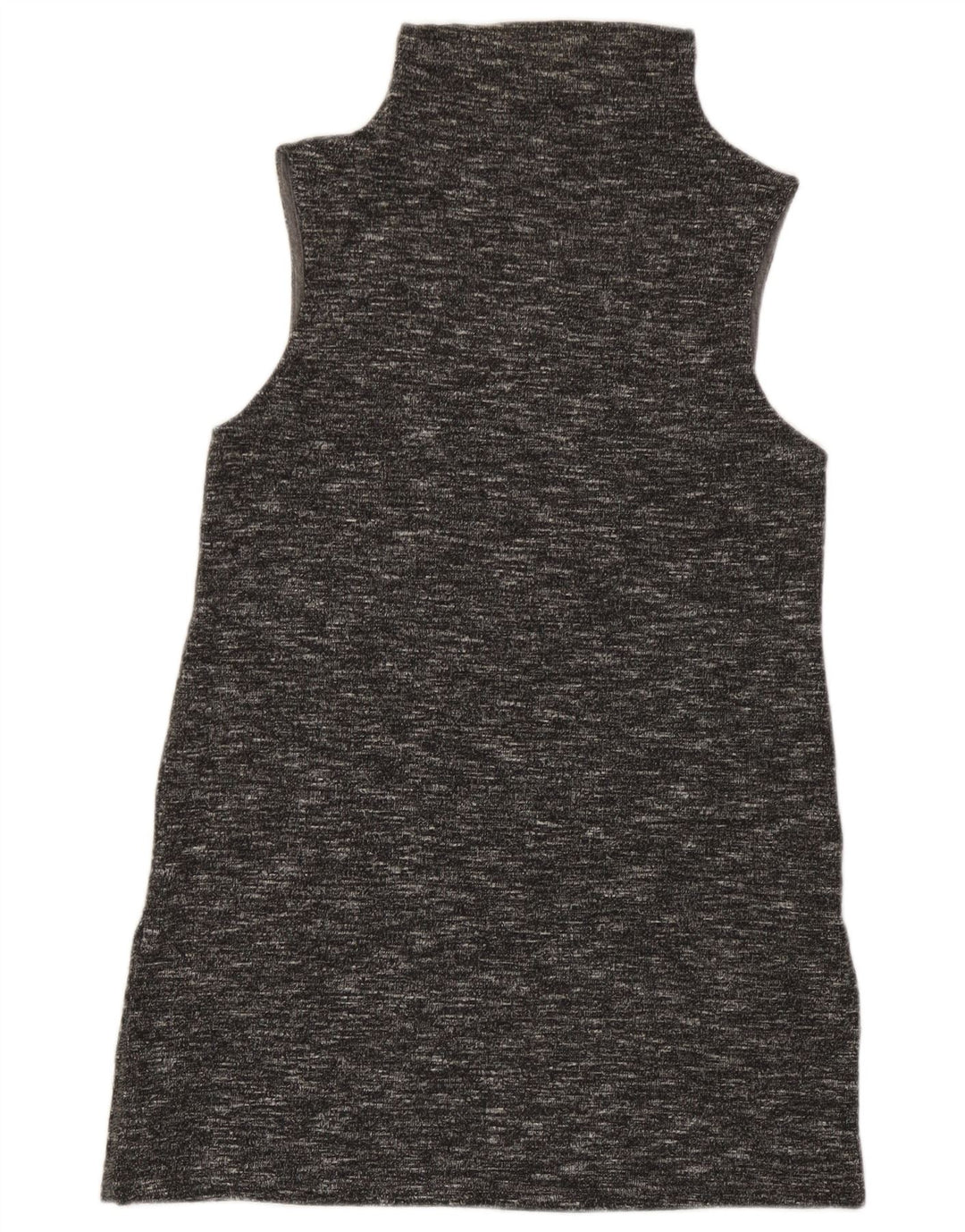 Γυναικείο Αμάνικο Shift φόρεμα Benetton UK 8 Small Grey Flecked