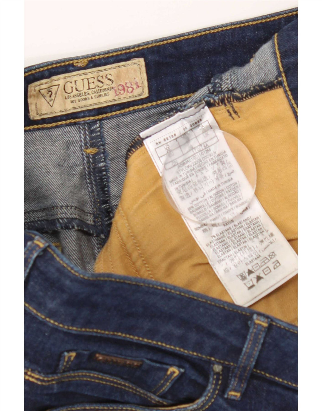 Guess Γυναικεία Μίνι Τζιν Φούστα W29 Μεσαίο Μπλε Βαμβακερό