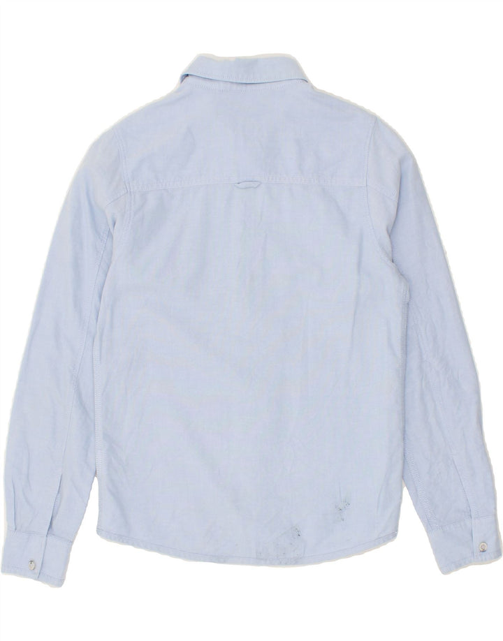 TIMBERLAND Boys Shirt 13-14 Years Small Blue Cotton Vintage Timberland and Second-Hand Timberland from Messina Hembry 
