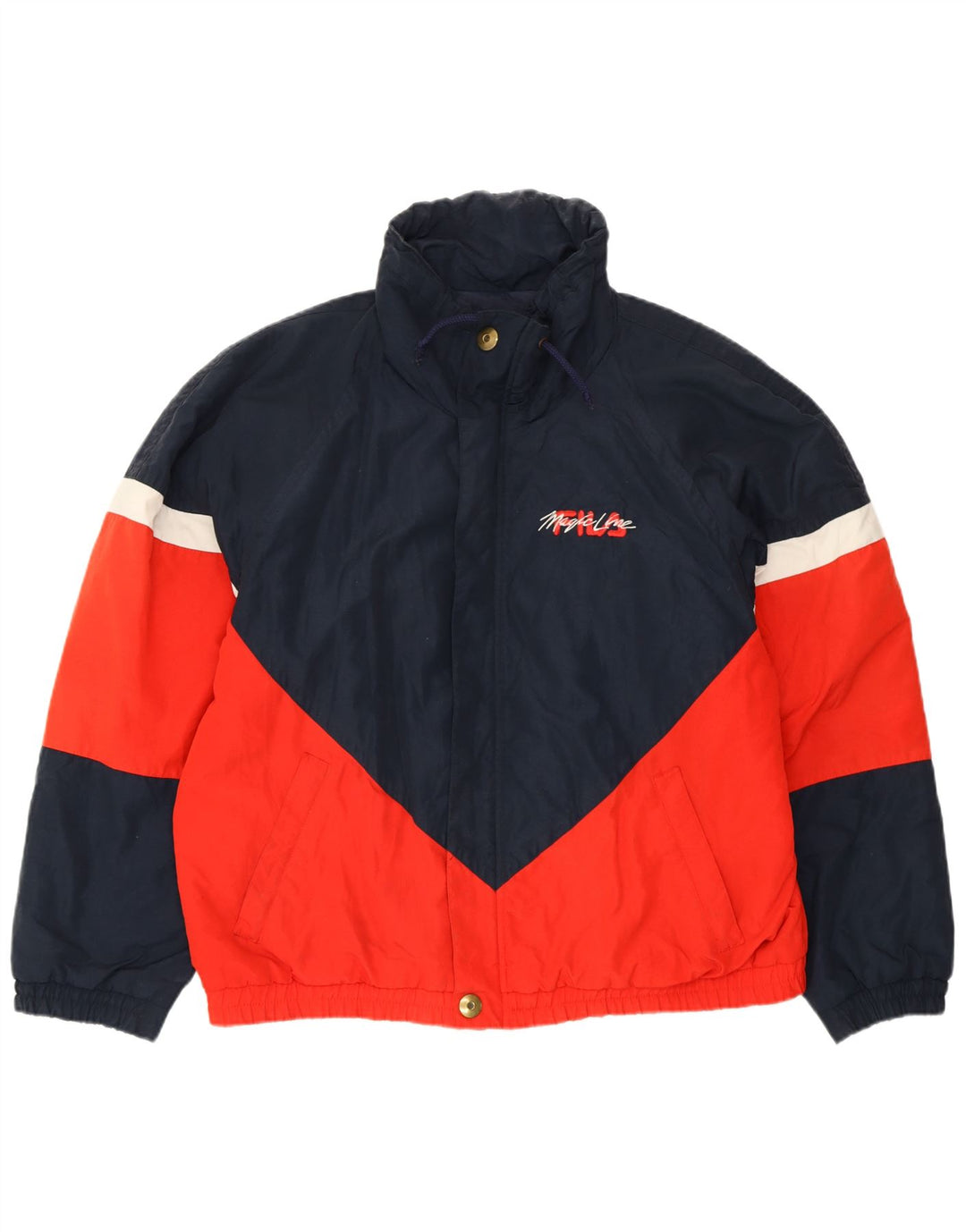 Ανδρικό μπουφάν FILA Magic Line padded UK 42 XL Navy Blue Colorblock