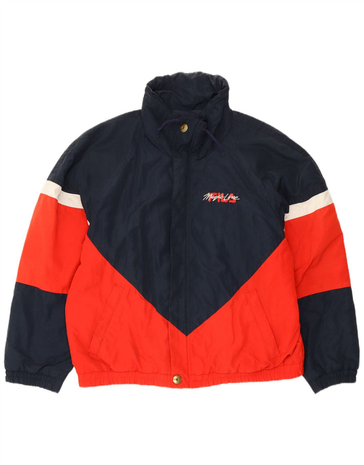 Ανδρικό μπουφάν FILA Magic Line padded UK 42 XL Navy Blue Colorblock