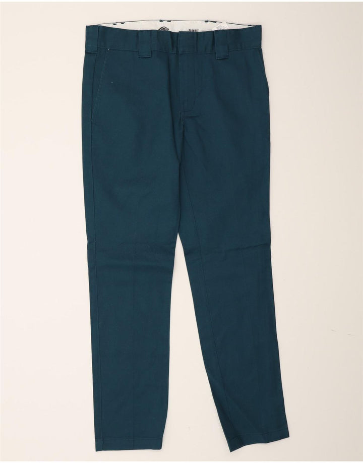 Ανδρικό παντελόνι Chino Dickies Slim Fit W32 L32 Blue Polyester