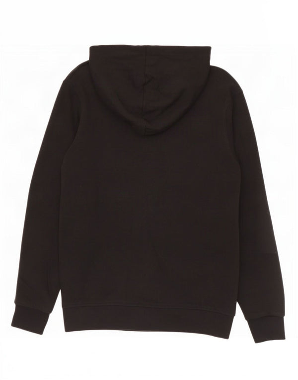 Diadora Boys Zip Hoodie πουλόβερ 9-10 ετών μεγάλο μαύρο βαμβακερό