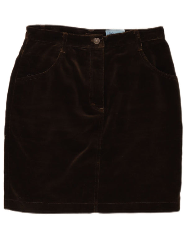 Γυναικεία Pencil Φούστα Blumarine IT 44 Medium W28 Καφέ Βαμβακερή