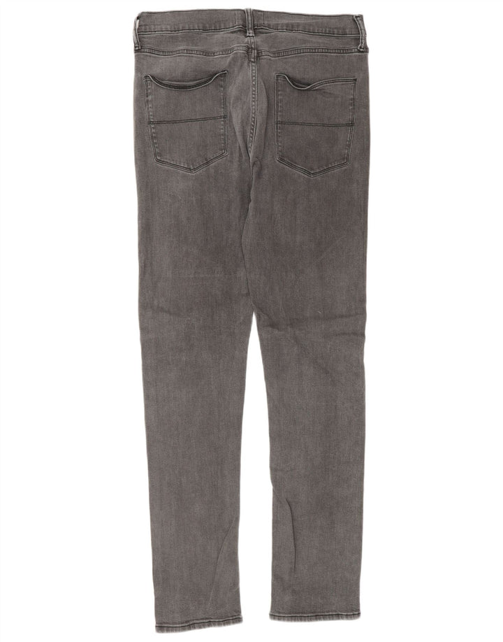 Marks & Spencer Ανδρικό Slim Jeans W34 L33 Γκρι βαμβακερό