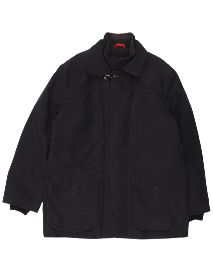 Ανδρικό παλτό Fay Windbreaker UK 42 XL Navy Blue Polyester