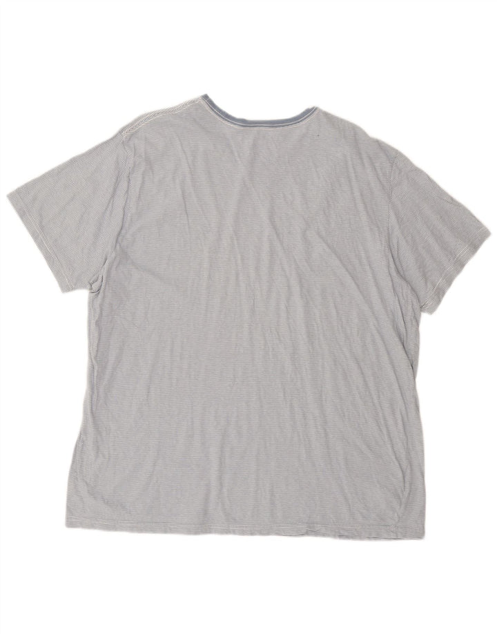 Eddie Bauer Ανδρικό T-Shirt Top 2XL Γκρι ρίγες βαμβακερό
