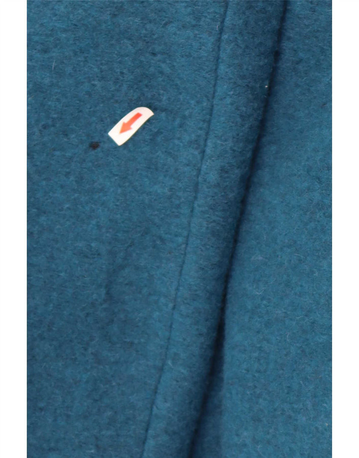 Zara Γυναικείο Πανωφόρι UK 14 Medium Navy Blue Polyester