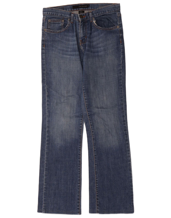 Calvin Klein Γυναικεία Bootcut Jeans US 6 Medium W32 L31 Blue Cotton