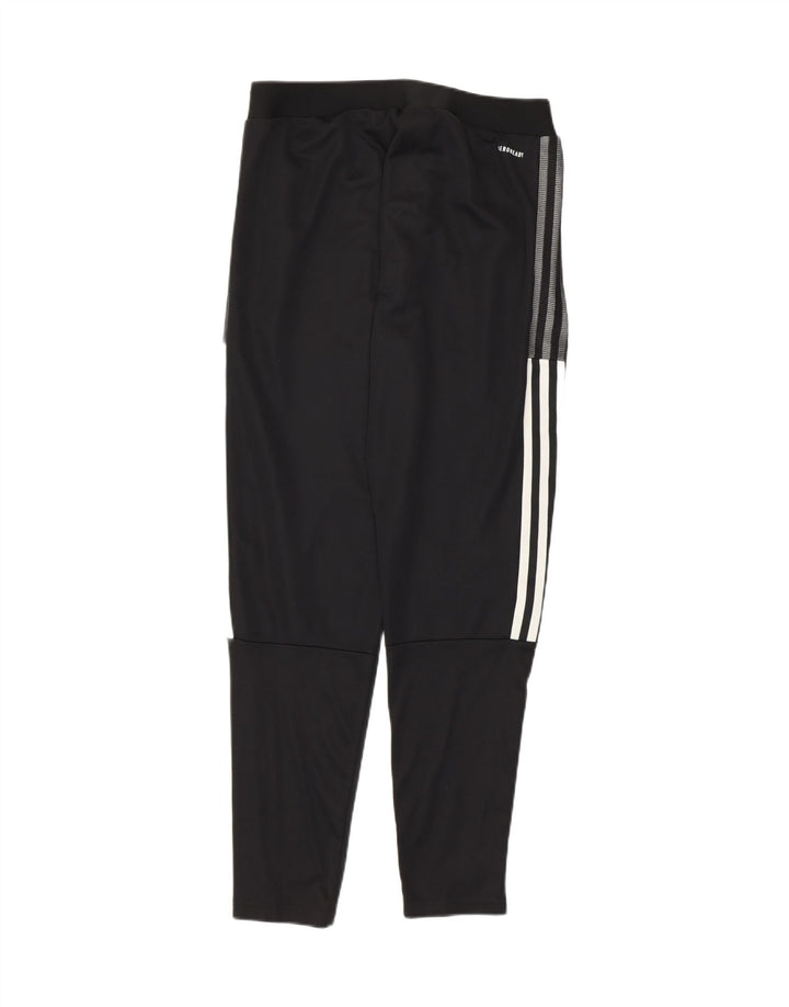 ADIDAS Womens Aeroready Tracksuit Trousers UK 14 Medium  Black Polyester Vintage Adidas and Second-Hand Adidas from Messina Hembry 