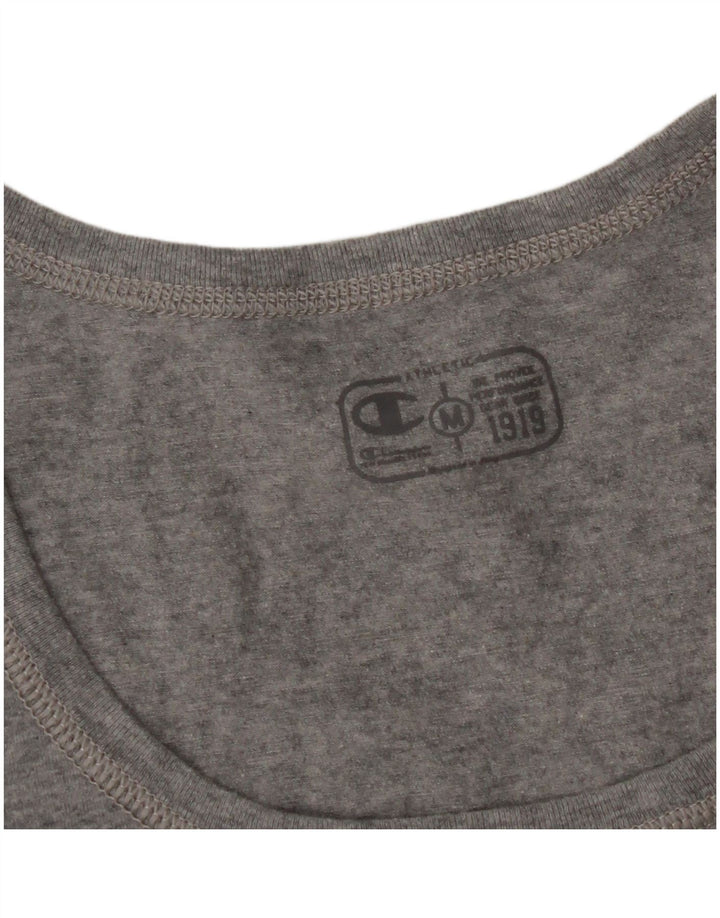 Γυναικείο T-Shirt CHAMPION Top UK 12 Medium Grey