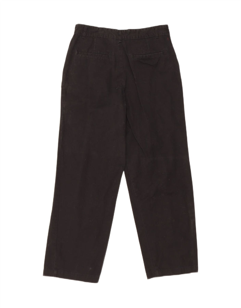 IZOD Boys Regular Chino Trousers 15-16 Years W30 L39 Black Cotton Vintage Izod and Second-Hand Izod from Messina Hembry 