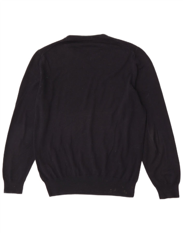 Ανδρικό πουλόβερ Hugo Boss Regular Fit Crew Neck Jumper Μεσαίο μαύρο βαμβακερό