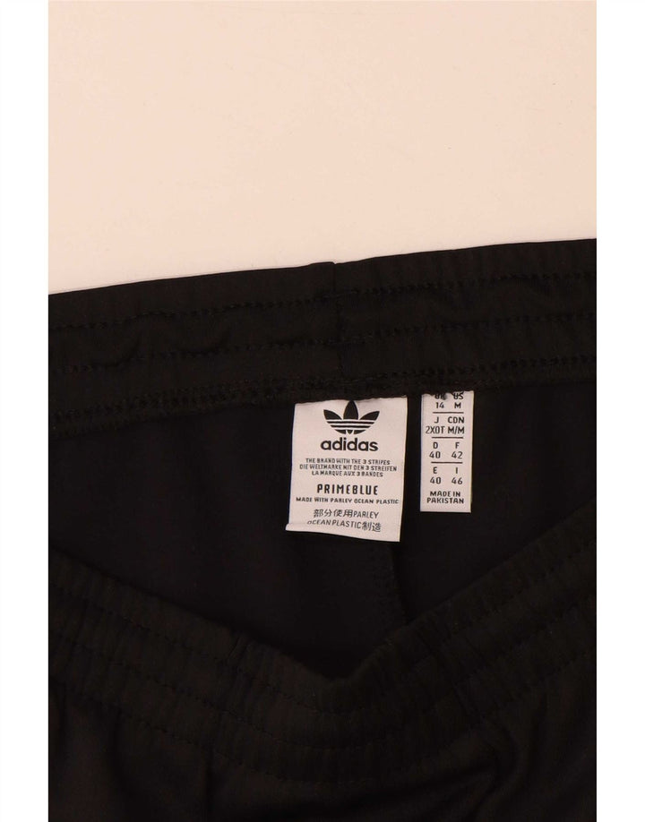 Γυναικεία αθλητική φόρμα Adidas Παντελόνι UK 14 Μεσαίο Μαύρο Πολυεστέρα