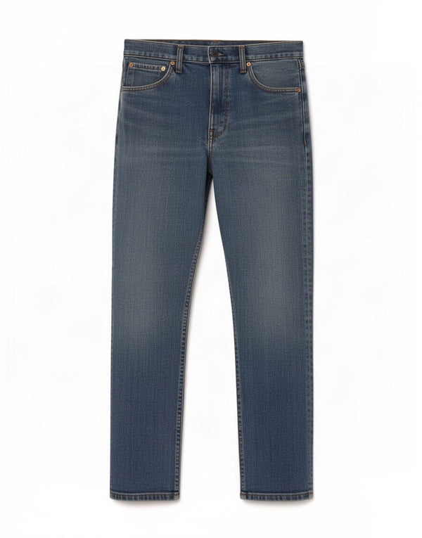 Levi's Mens 505 Straight Jeans W32 L29 Blue Cotton