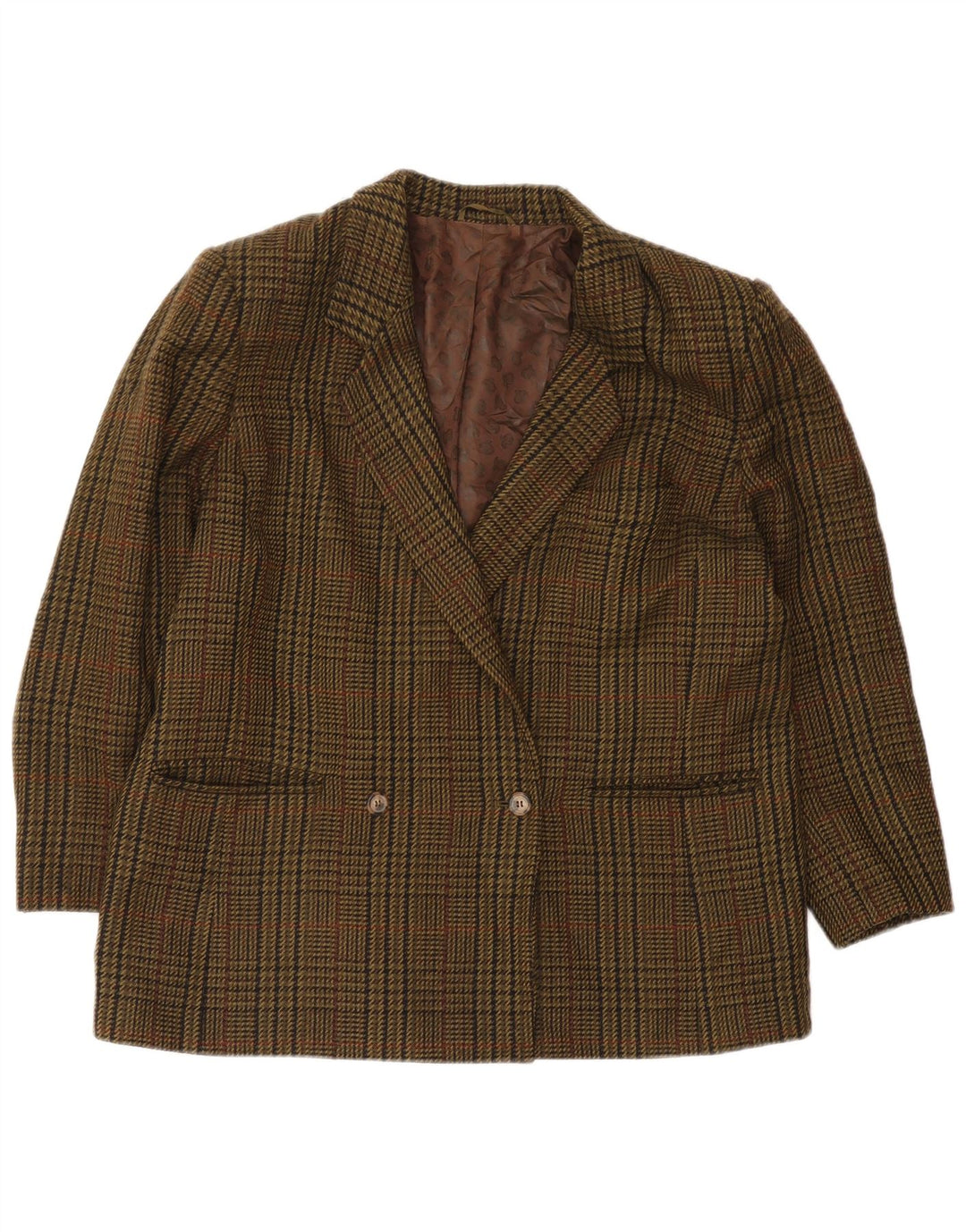 Marina Rinaldi Γυναικείο σακάκι σακάκι 25 Μεγάλο Χακί Houndstooth