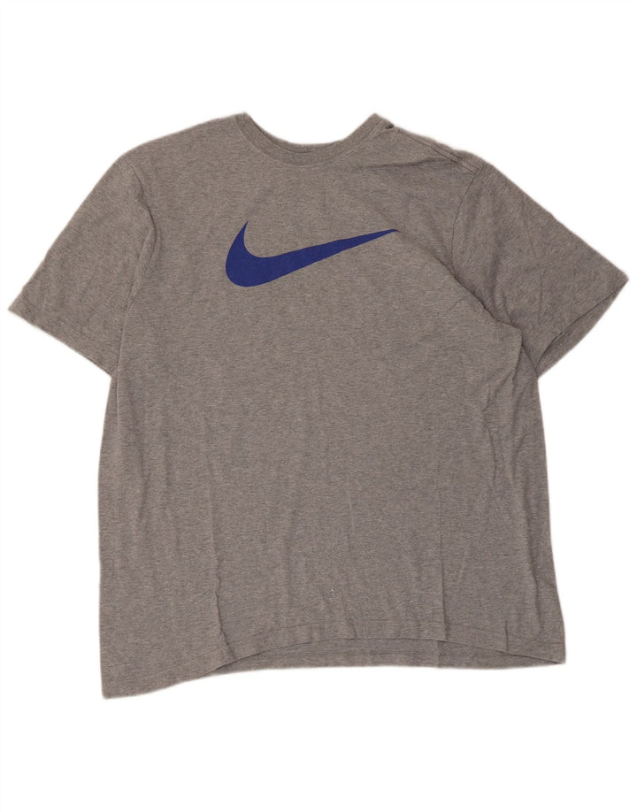 Γυναικείο γραφικό μπλουζάκι NIKE Regular Fit Top UK 18 XL Grey