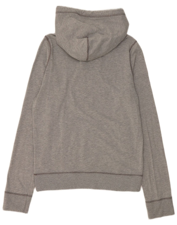 Abercrombie & Fitch γυναικείο άλμα με κουκούλα με κουκούλα UK 16 Large Grey Flecked