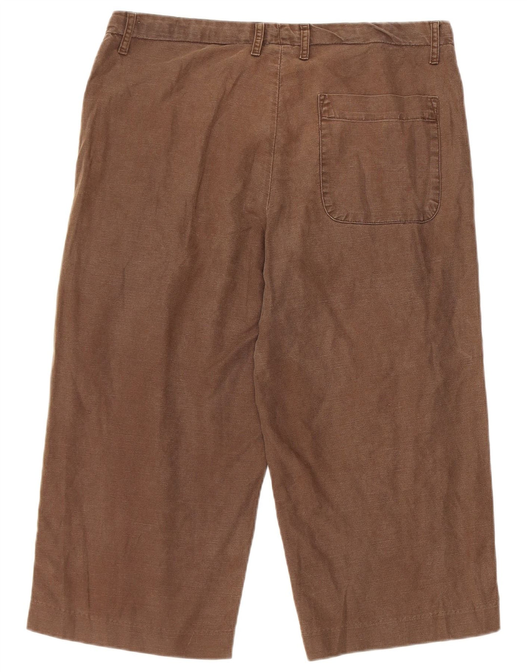 Ανδρικά Σορτς Βερμούδα Gap Regular Loose Fit Medium W32 Καφέ Λινό