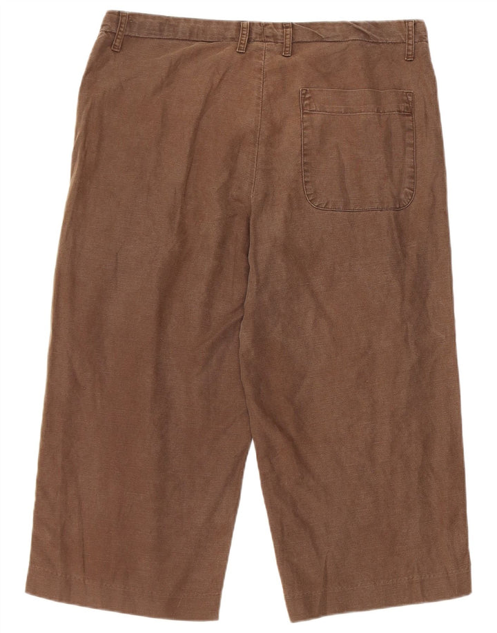 Ανδρικά Σορτς Βερμούδα Gap Regular Loose Fit Medium W32 Καφέ Λινό