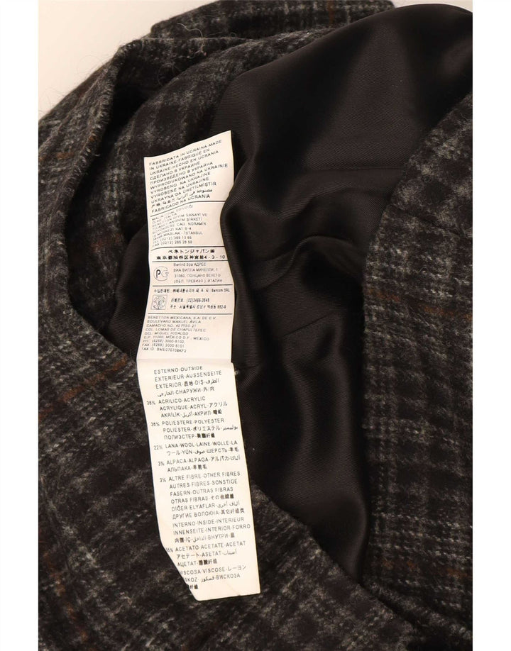 Γυναικείο μπουφάν Benetton με κουκούλα Duffle IT 42 Ακρυλικό μεσαίου γκρι