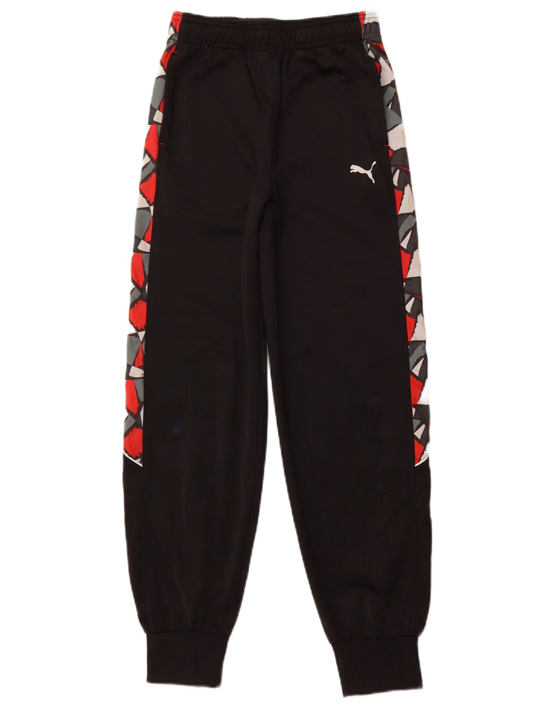 Παντελόνι αθλητικής φόρμας PUMA Boys Joggers 14-15 ετών μεγάλο μαύρο γεωμετρικό