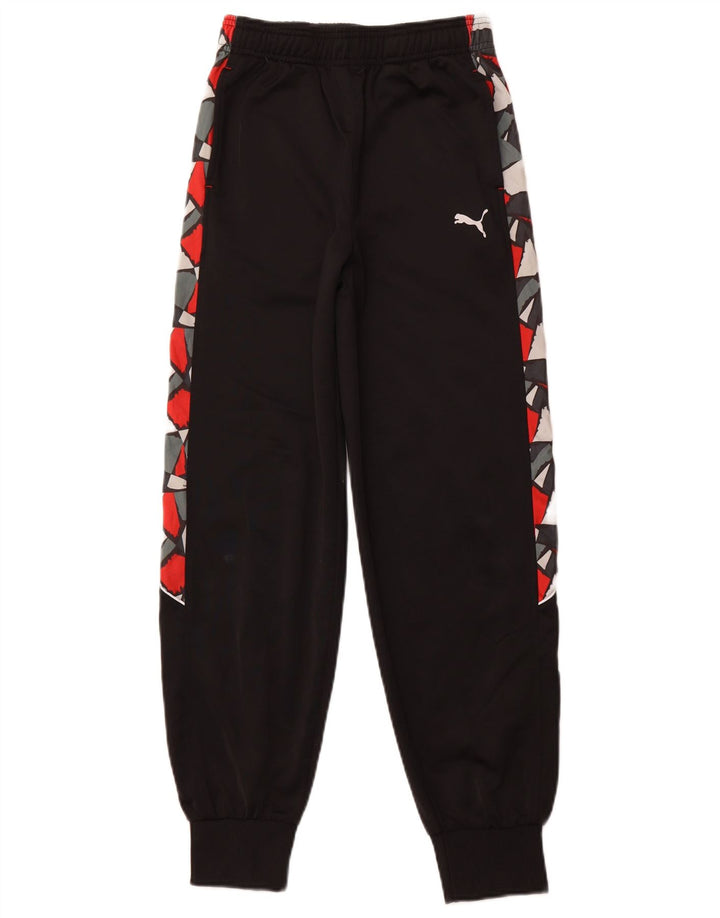 Παντελόνι αθλητικής φόρμας PUMA Boys Joggers 14-15 ετών μεγάλο μαύρο γεωμετρικό