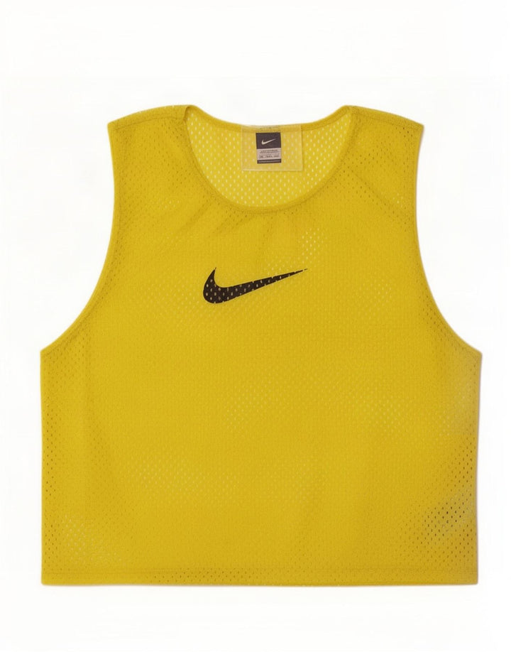 Ανδρικό γιλέκο γραφικών Nike με μεγάλο κίτρινο πολυεστέρα