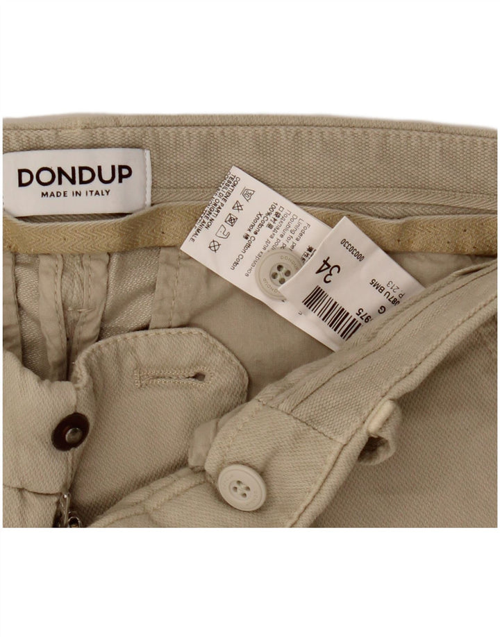 Dondup Ανδρικό παντελόνι Chino Slim W34 L33 Beige Modal