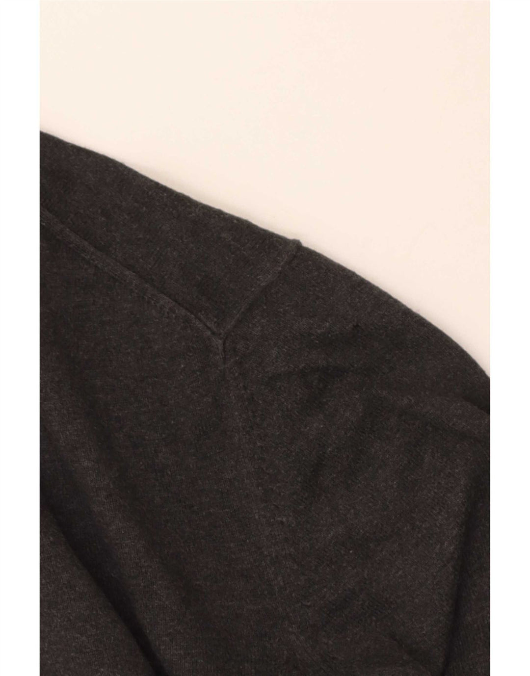 Ανδρικό πουλόβερ Marks & Spencer με V λαιμόκοψη XL Γκρι βαμβακερό