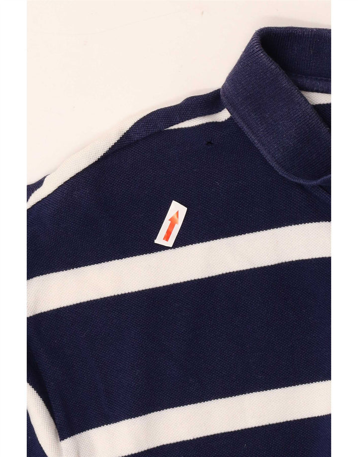 Chaps Ανδρικό πουκάμισο Polo XL Navy Blue ριγέ βαμβακερό