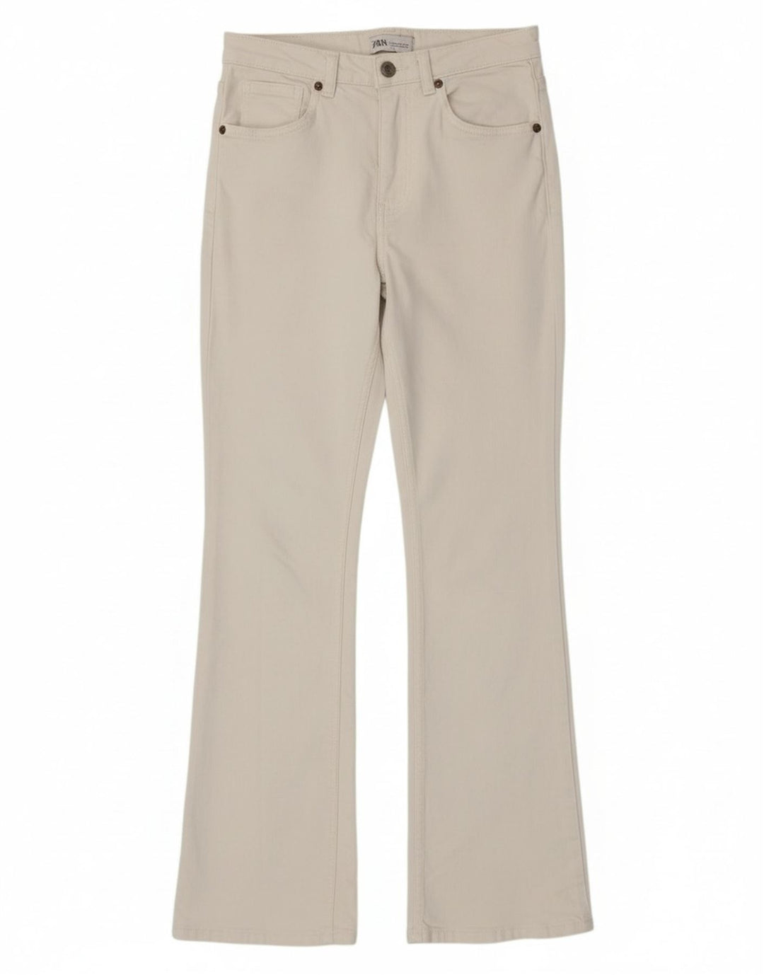 Zara Γυναικείο Τζιν EU 36 XS W26 L32 Λευκό