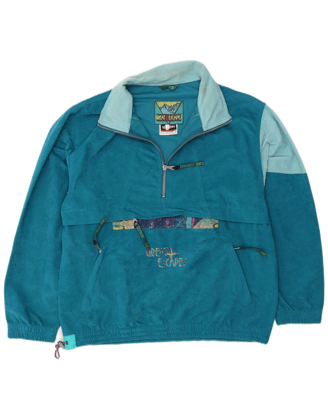 Ανδρική φόρμα πουλόβερ Great Escapes Top Jacket IT 48 Medium Blue Retro