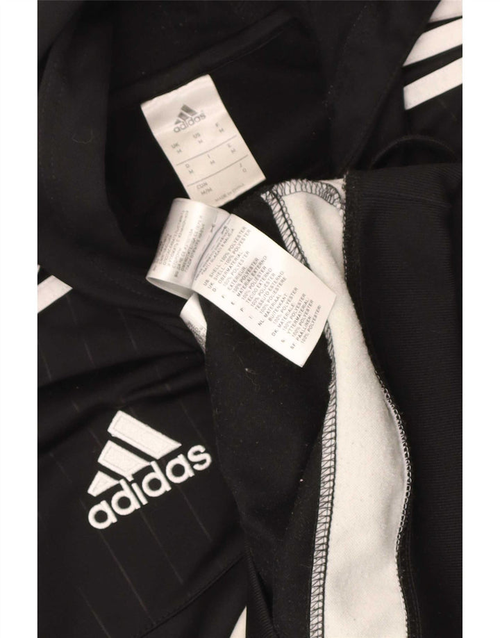 Ανδρικό γραφικό κουκούλα Adidas, μεσαίο μαύρο χρώμα, πολυεστέρας