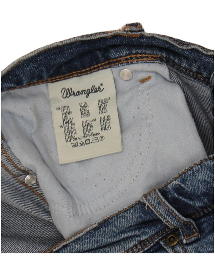 WRANGLER Mens Straight Jeans W36 L27 Blue Cotton
