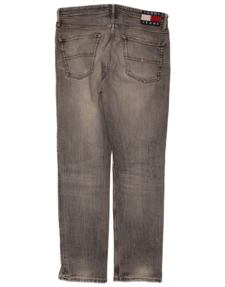 Tommy Hilfiger Ανδρικό Slim Jeans W32 L30 Γκρι βαμβακερό