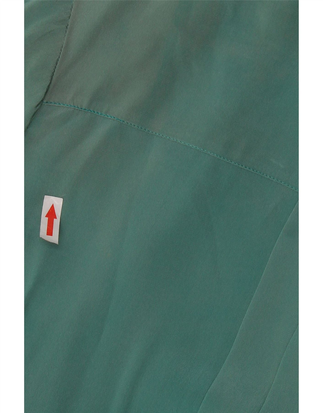 VINTAGE Γυναικεία Μπροστινή Γραβάτα Μακρυμάνικη Μπλούζα Μπλούζα UK 16 Large Green Silk