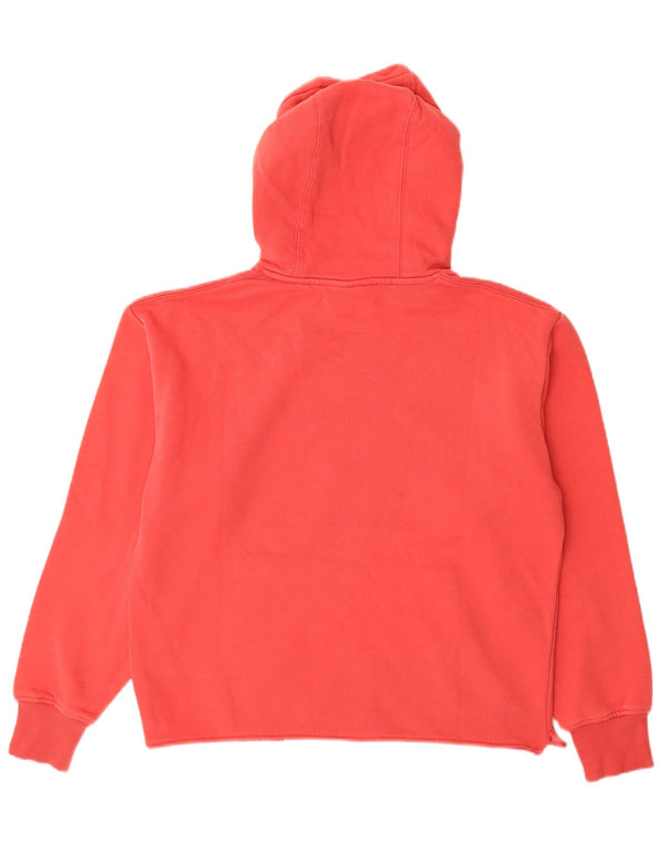 Zara Ανδρικό Hoodie Jumper Μεσαίο κόκκινο βαμβακερό