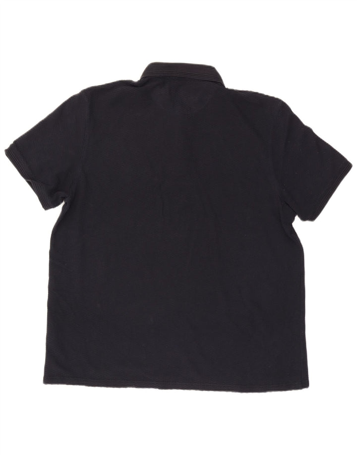 Ted Baker Ανδρικό πουκάμισο Polo Νούμερο 6 2XL Navy Blue Βαμβακερό