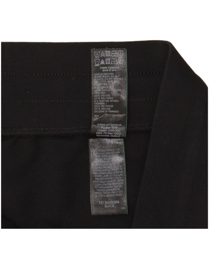 Γυναικεία αθλητικά παντελόνια Marks & Spencer UK 16 Large Black Colourblock