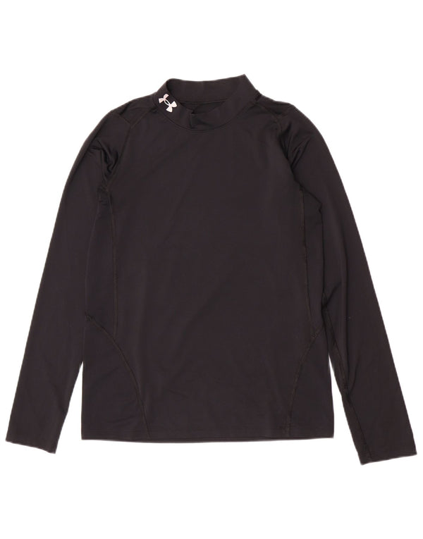 Under Armour Boys Heat Gear Top Μακρύ μανίκι 13-14 ετών XL Μαύρο