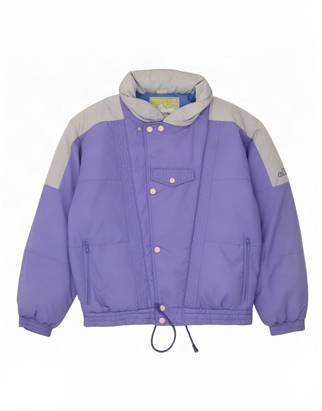 Ανδρικό μπουφάν σκι με κουκούλα Ellesse IT 48 Medium Purple Colourblock