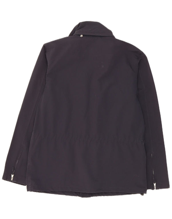 Aspesi Γυναικείο Utility Jacket UK 14 Medium Navy Blue Cotton
