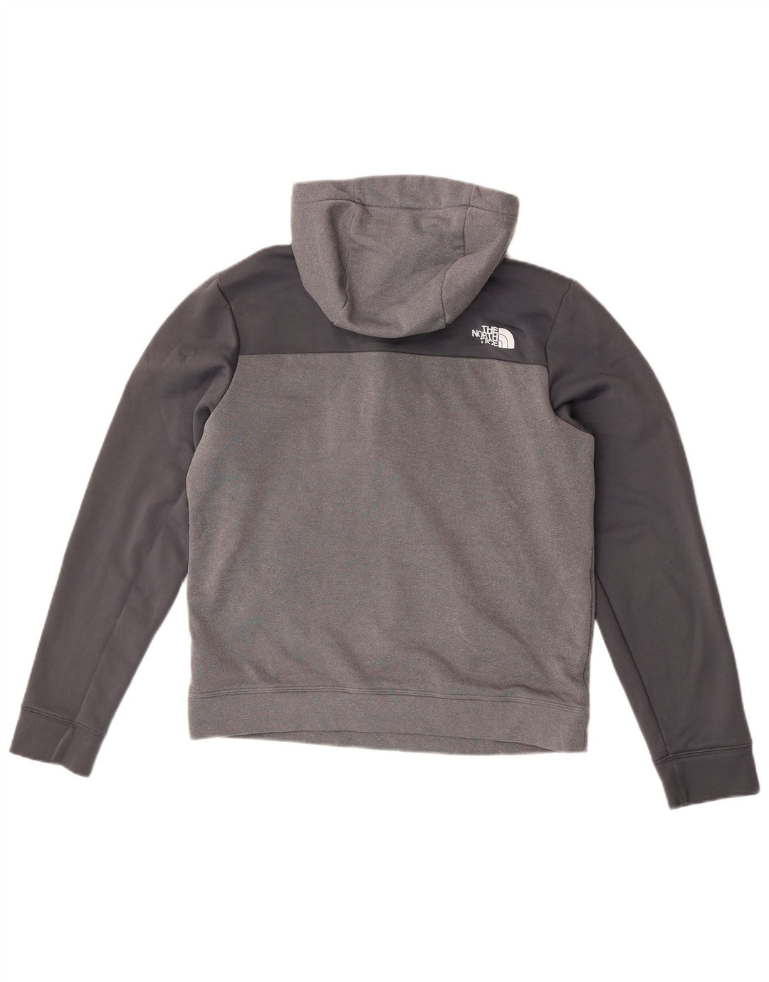 Ανδρικό φούτερ με φερμουάρ North Face, μεσαίο γκρι πολυεστέρας