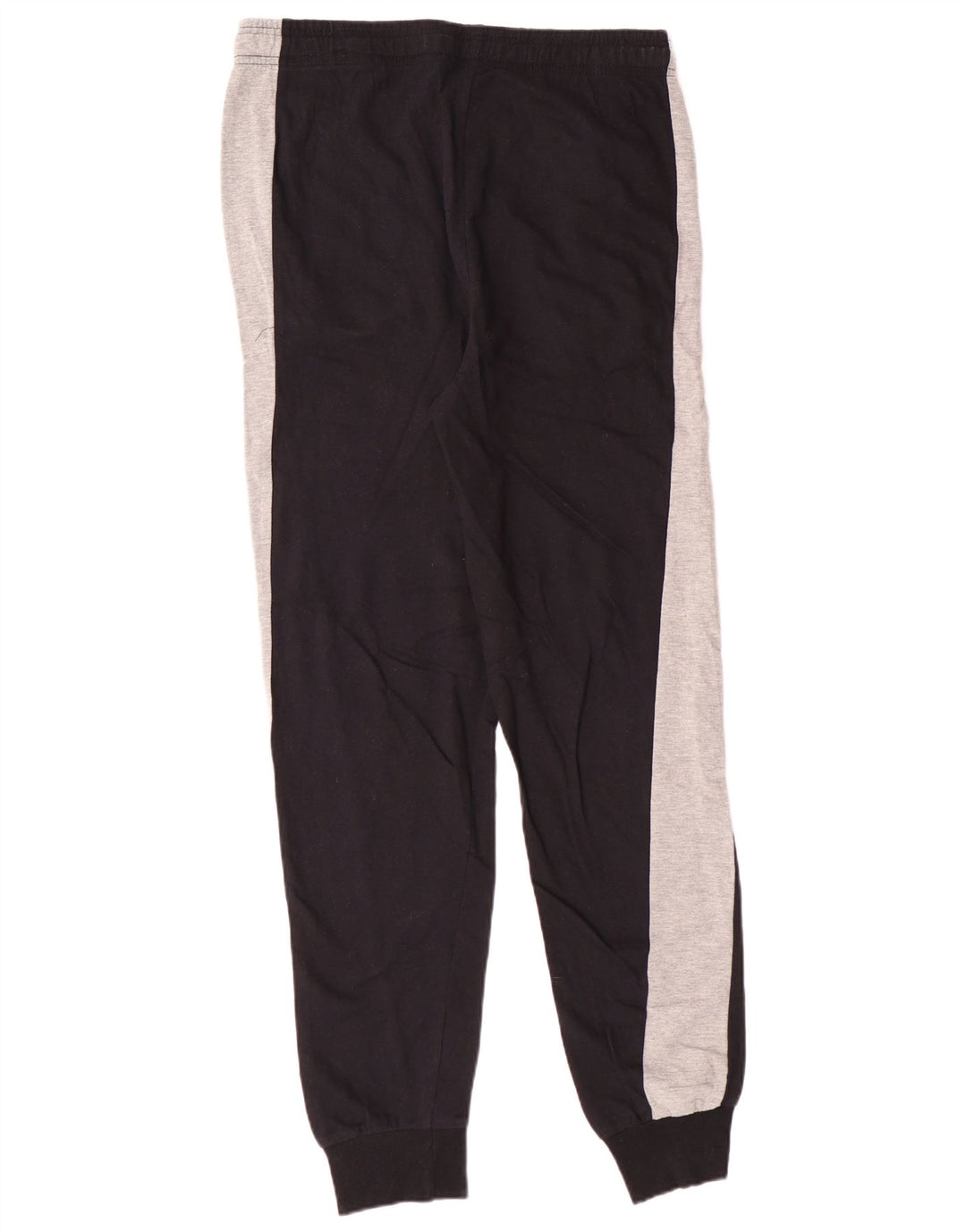 UMBRO Mens Tracksuit Trousers Joggers Medium Black Colourblock Cotton