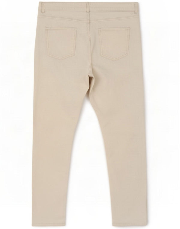 Marks & Spencer Γυναικεία Slim Jeans UK 16 Large W32 L27 Λευκό βαμβακερό