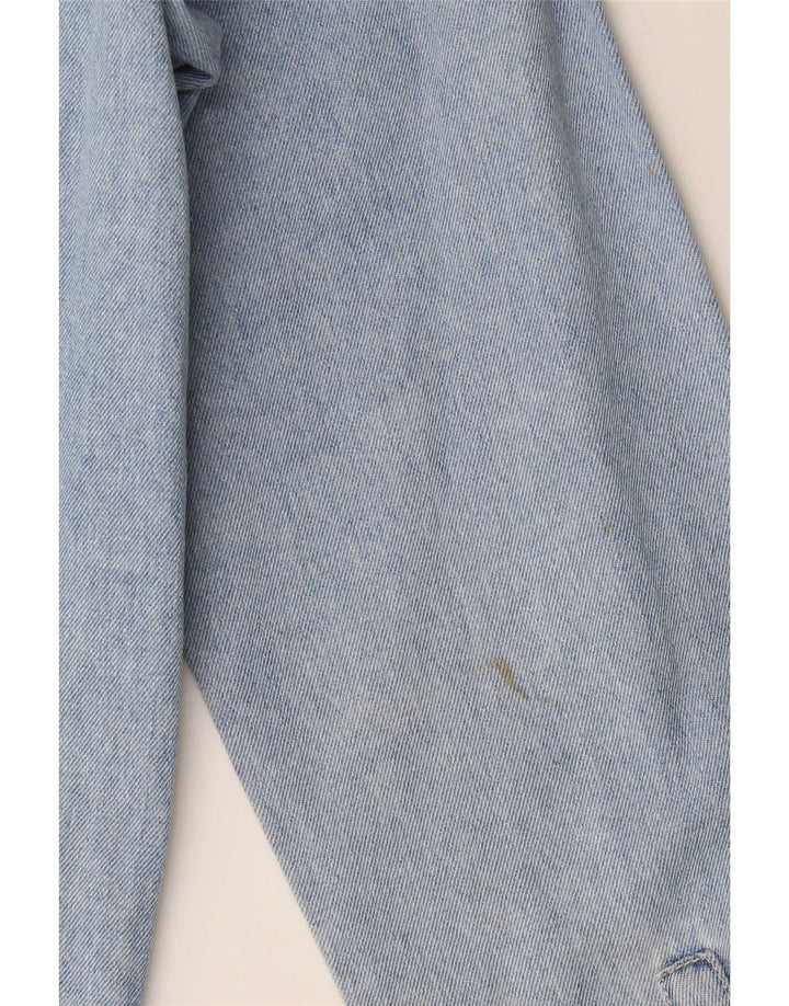 Ανδρικό τζιν πουκάμισο Zara, μεσαίο μπλε βαμβακερό