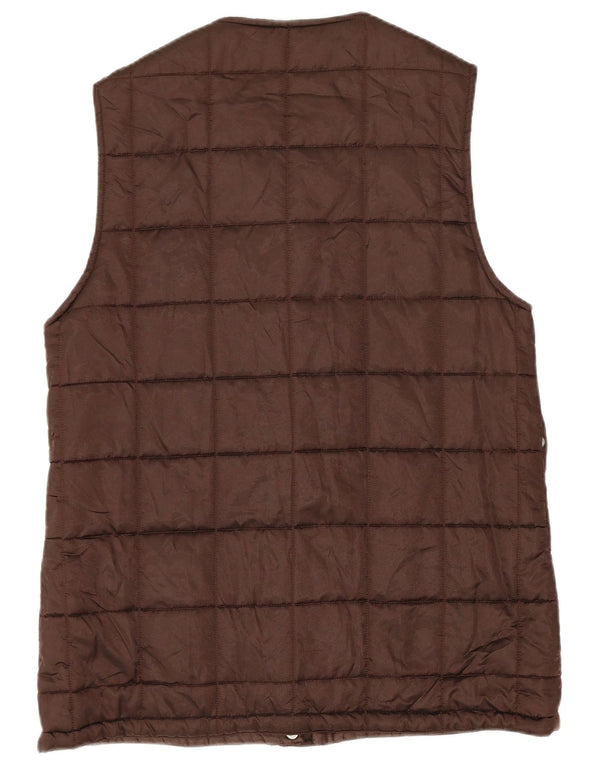 Prisma Γυναικεία padded Gilet UK 12 Medium Brown Acetate