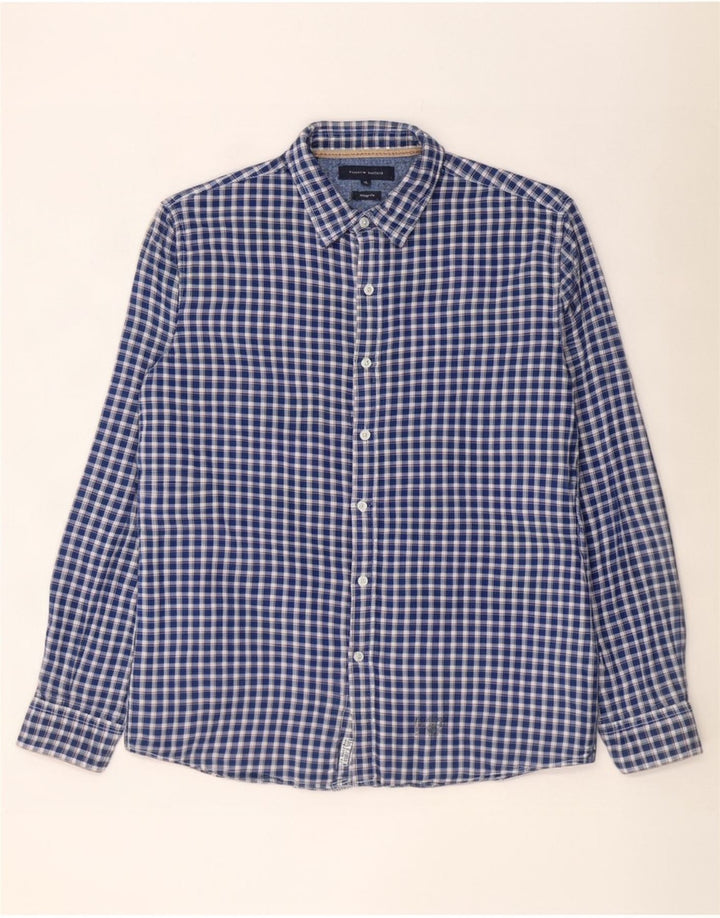 Tommy Hilfiger Ανδρικό πουκάμισο Vintage Fit XL Blue Gingham